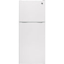 GE 24-inch, 11.6 cu. ft. Top Freezer Refrigerator GPE12FGKWW IMAGE 1