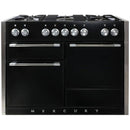 AGA 48-inch Mercury Dual Fuel Range with True European Convection AMC48DF-BLK IMAGE 1