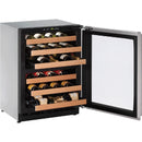 U-Line 4.7 cu. ft. 43-bottle Freestanding Wine Cooler U-2224ZWCS-00B IMAGE 2