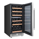Avanti 15in 28-Bottle Designer Freestanding/Built-In Dual Zone Wine Cooler WCF282E3SD IMAGE 1