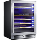 Avanti 24in 47-Bottle Elite Freestanding/Built-In Wine Cooler WCSE47R3S IMAGE 1
