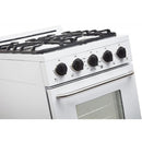 Unique Appliances 20-inch, 2.4 cu.ft. Freestanding Gas Range UGP-20G OF1 W IMAGE 3