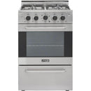 Unique Appliances 24-inch Freestanding Gas Range UGP-24V PC1 S/S IMAGE 1