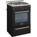 Unique Appliances 24-inch Freestanding Gas Range UGP-24V PC1 B IMAGE 3