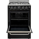 Unique Appliances 24-inch Freestanding Gas Range UGP-24V PC1 B IMAGE 6