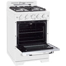 Unique Appliances 24-inch Freestanding Gas Range with Convection Technology UGP-24CR W IMAGE 3