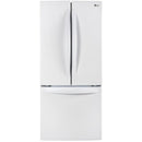 LG 30-inch, 21.8 cu.ft. Freestanding French 3-Door Refrigerator with SmartDiagnosis™ Technology LRFNS2200W IMAGE 1
