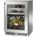 Perlick 24-inch, 5 cu. ft. Compact Refrigerator with Wine Reserve HP24CS-4-4R IMAGE 1