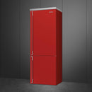 Smeg 28-inch, 18.01 cu. ft. Bottom Freezer Refrigerator FA490URR IMAGE 4