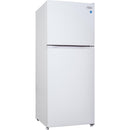Marathon 24-inch, 12.1 cu.ft. Top Freezer Refrigerator with LED Lighting MFF123W IMAGE 2