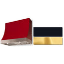 AGA 36-inch Marquee Series Wall Mount Range Hood AH3630MRQBLKPB IMAGE 1