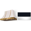 AGA 48-inch Cascade Series Wall Mount Range Hood AH4830CACBLKPC IMAGE 1