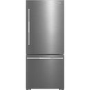 Smeg 30-inch, 16,2 cu. ft. Freestanding Bottom Freezer Refrigerator BM30URXI IMAGE 1