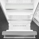 Smeg 30-inch, 16,2 cu. ft. Freestanding Bottom Freezer Refrigerator BM30URXI IMAGE 6