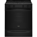 Whirlpool 30-inch Slide-In Electric Range with Wi-Fi YWSES5030SB IMAGE 1