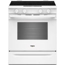 Whirlpool 30-inch Slide-In Electric Range with Wi-Fi YWSES5030SW IMAGE 1