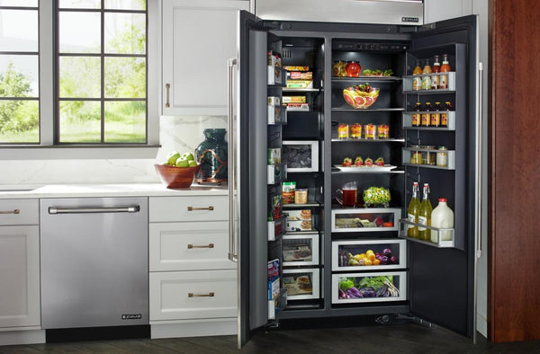 Check Out Jenn-Air's New Line of Black Interior Fridges in our Vernon Appliance Showroom