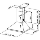 Faber 30-inch Wall Mount Range Hood CLAS30SS IMAGE 2