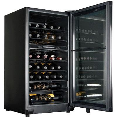 Haier 4.1 cu. ft. 40-bottle Freestanding Wine Cooler HVZ040ABH5S IMAGE 2