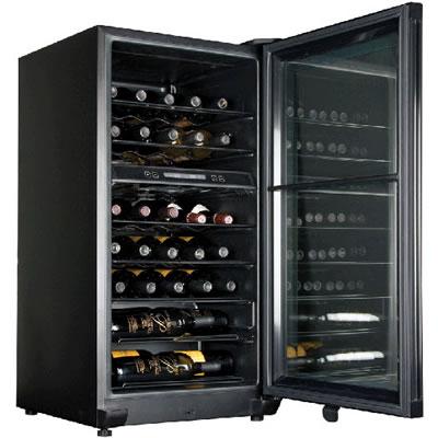 Haier 4.1 cu. ft. 40-bottle Freestanding Wine Cooler HVFE040BBB IMAGE 3