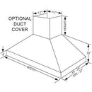 Vent-A-Hood 36-inch Wall Mount Range Hood EPXH18-236SS IMAGE 3