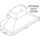 Vent-A-Hood 48-inch Wall Mount Range Hood EPXTH18-348SS IMAGE 2