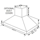 Vent-A-Hood 48-inch Wall Mount Range Hood NEPH18-248SS IMAGE 3