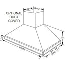 Vent-A-Hood 42-inch Wall Mount Range Hood SEPH18-242SS IMAGE 3