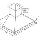 Vent-A-Hood 36-inch Wall Mount Range Hood SLDH14-236SS IMAGE 2