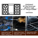 Capital 36-inch Freestanding Gas Range GSCR364G-N IMAGE 2