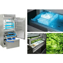 Fhiaba 30-inch, 16.5 cu. ft. Bottom Freezer Refrigerator with Ice and Water XG7490TST3IU IMAGE 3