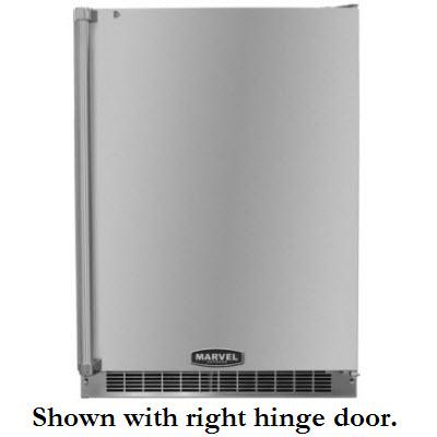 Marvel Outdoor 24-inch, 2.9 cu. ft. All Refrigerator 6AROM-SS-B-LL IMAGE 1