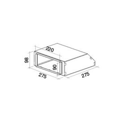 Falmec Ventilation Accessories Caps/Louvers and Collars KACL.789 IMAGE 1