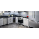 AGA Professional 36-inch Slide-In Dual-Fuel Range with Self-Cleaning Oven AMPRO36DF-SS IMAGE 6