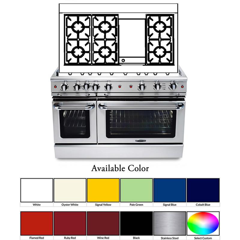 Capital 48-inch Freestanding Gas Range GSCR486G-N IMAGE 2