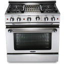 Capital 36-inch Freestanding Gas Range CGSR362B2-N IMAGE 1