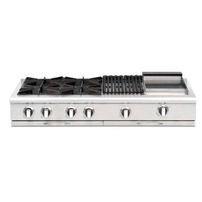 Capital 48-inch Gas Rangetop CGRT482BG2-N IMAGE 1