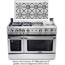 Capital 48-inch Freestanding Dual-Fuel Range COB488-N IMAGE 1