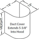 Vent-A-Hood Ventilation Accessories Duct Kits WZDC-12/21SS IMAGE 1
