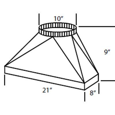 Vent-A-Hood Ventilation Accessories Duct Kits VP566 IMAGE 1