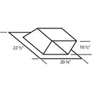 Vent-A-Hood Ventilation Accessories Caps/Louvers and Collars VP552-HP IMAGE 1