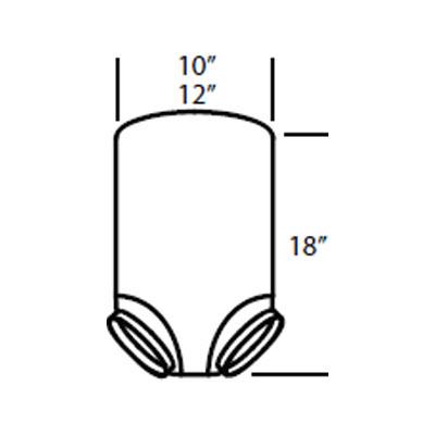 Vent-A-Hood Ventilation Accessories Transitions VP551 IMAGE 1