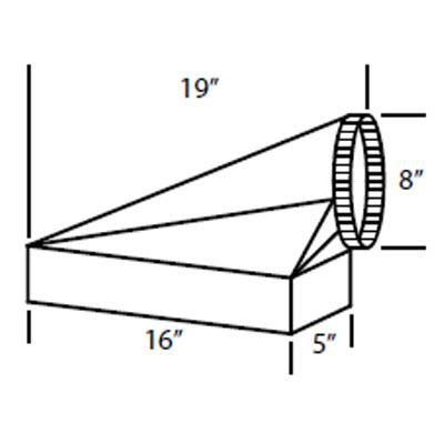Vent-A-Hood Ventilation Accessories Transitions VP545 IMAGE 1