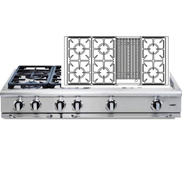 Capital 48-inch Gas Rangetop GRT486G-N IMAGE 1