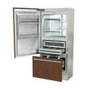 Fhiaba 36-inch, 18.3 cu. ft. Bottom Freezer Refrigerator with Ice and Water FI36BFI-LO IMAGE 1