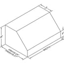 Vent-A-Hood 36-inch Under-Cabinet Range Hood PRXH18-M36SS IMAGE 2