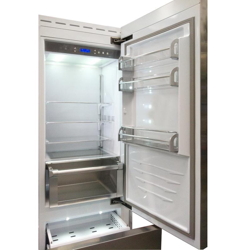 Fhiaba 30-inch Counter-Depth Bottom Freezer Refrigerator BKI7490TST6U IMAGE 3