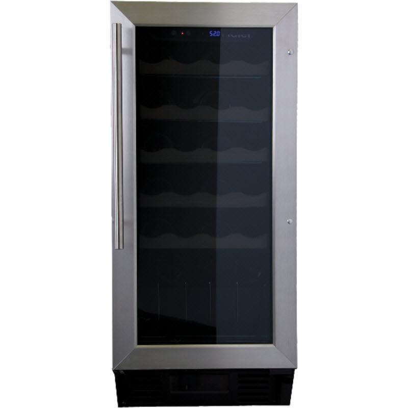 Haier 26-bottle Freestanding Wine Cooler HVCE15BBH IMAGE 1