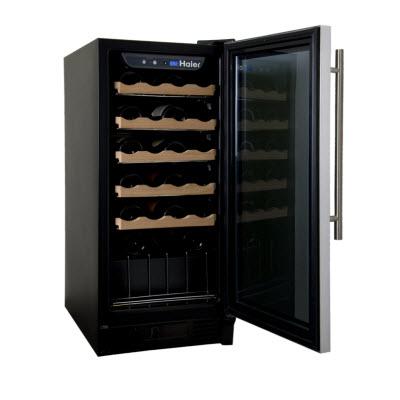 Haier 26-bottle Freestanding Wine Cooler HVCE15BBH IMAGE 3