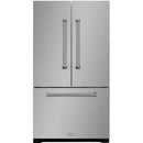 AGA Professional 36-inch, 22.6 cu. ft. Counter-Depth French 3-Door Refrigerator with Ice and Water AMPROFD23-SS IMAGE 1
